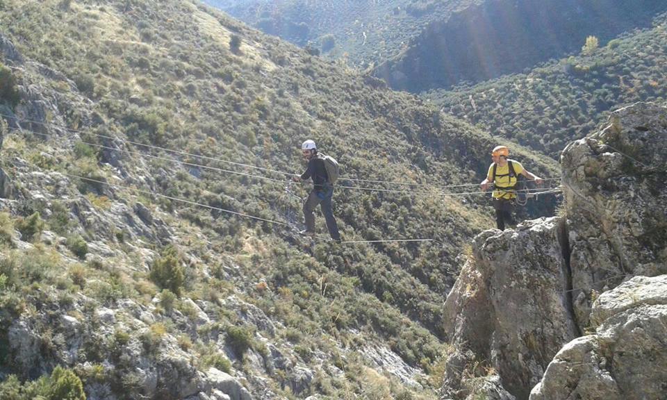 FERRATA CASTILLO DE LOCUBíN (JAÉN)